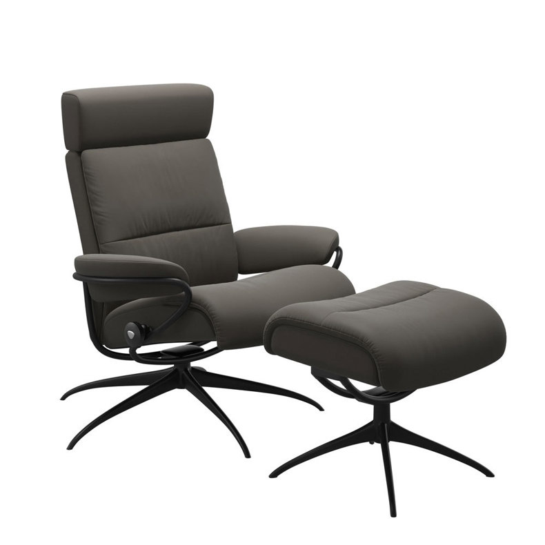 Tokyo with Headrest Star Chair with Footstool